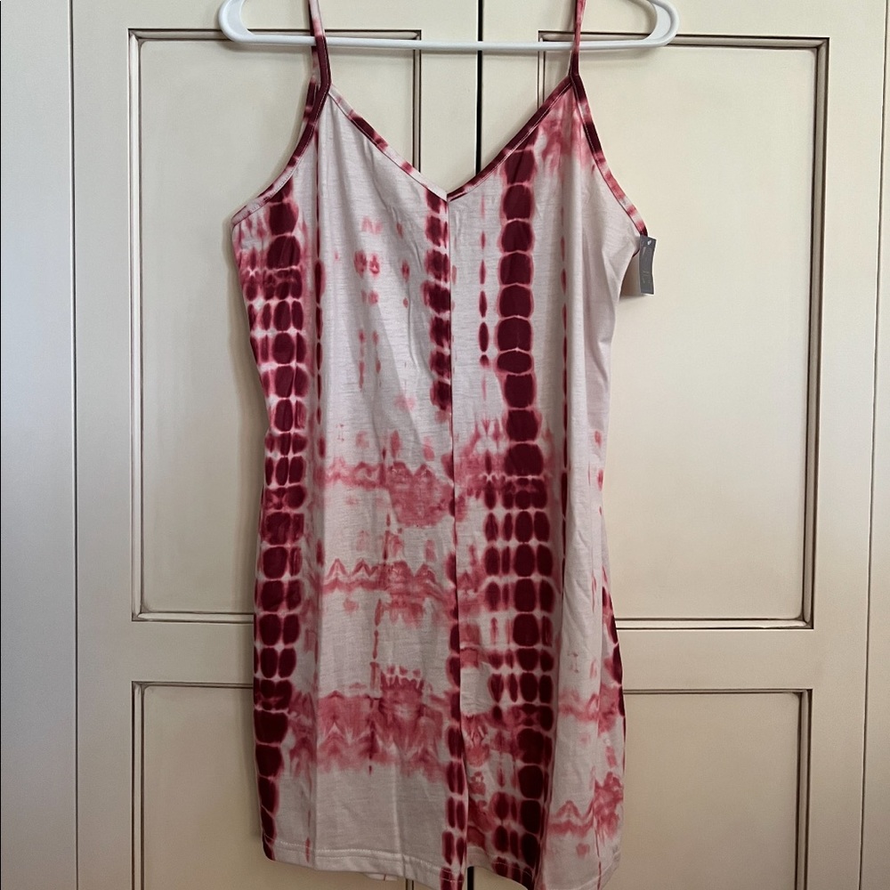 Red Tye Dye Romper